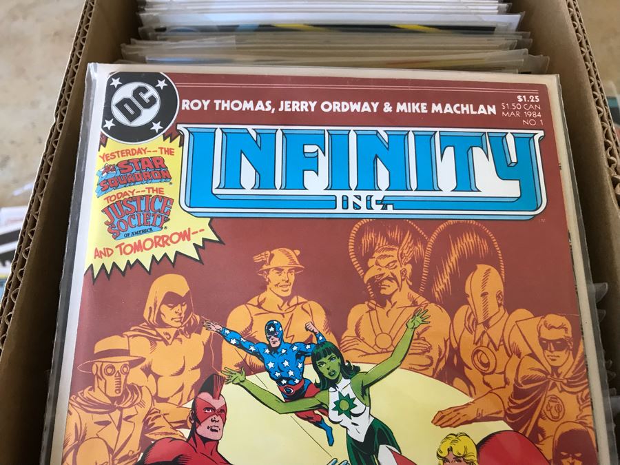 LONG Box Of Vintage Comic Books Featuring Lots Of 1st Issues Including First Issues Of Blade Runner, Kazar The Savage, Magik, Kull The Conqueror, Krull, The A-Team, The Dark Crystal And More - See All Photos For Sampling [Photo 10]