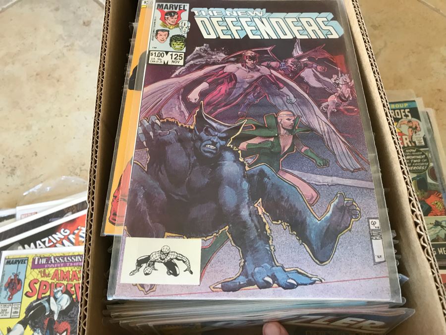 LONG Box Of Vintage Comic Books Featuring Lots Of 1st Issues Including First Issues Of Blade Runner, Kazar The Savage, Magik, Kull The Conqueror, Krull, The A-Team, The Dark Crystal And More - See All Photos For Sampling [Photo 16]