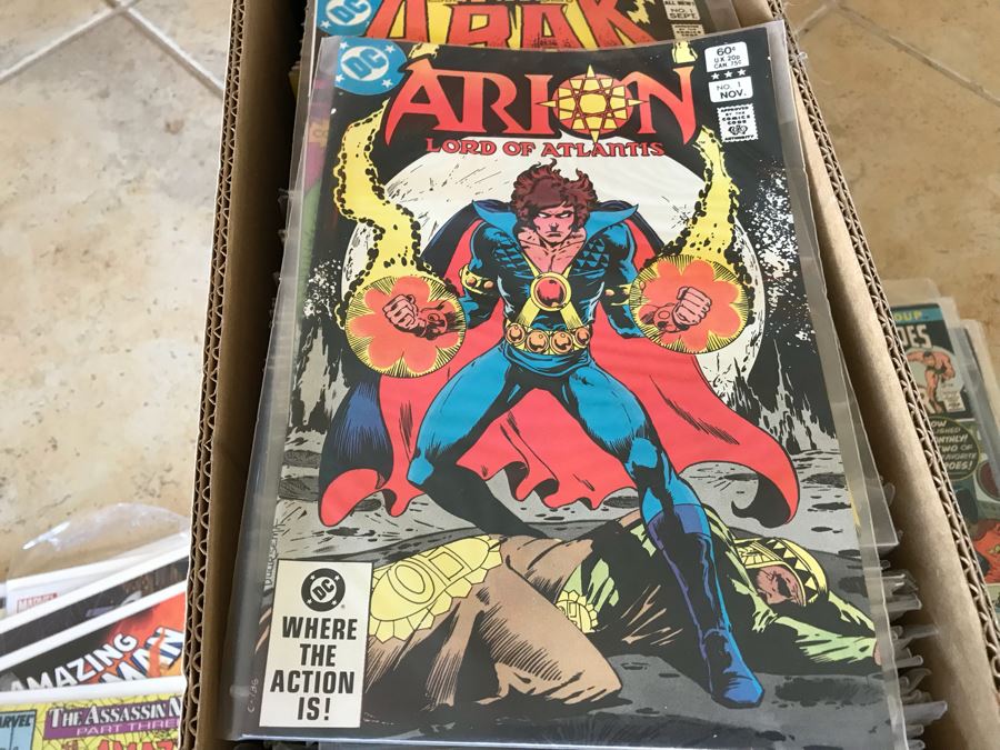 LONG Box Of Vintage Comic Books Featuring Lots Of 1st Issues Including First Issues Of Blade Runner, Kazar The Savage, Magik, Kull The Conqueror, Krull, The A-Team, The Dark Crystal And More - See All Photos For Sampling [Photo 24]