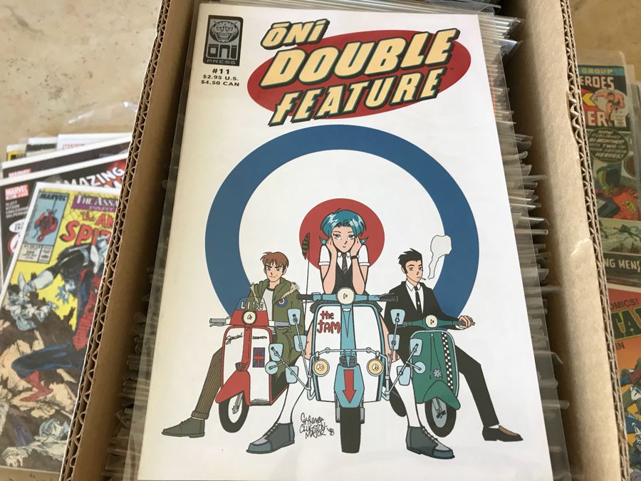 LONG Box Of Vintage Comic Books Featuring Lots Of 1st Issues Including First Issues Of Blade Runner, Kazar The Savage, Magik, Kull The Conqueror, Krull, The A-Team, The Dark Crystal And More - See All Photos For Sampling [Photo 45]