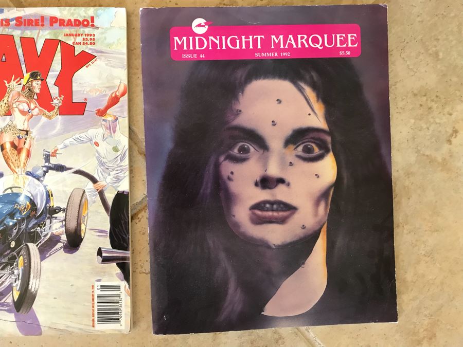 (5) Vintage HEAVY METAL Illustrated Fantasy Magazines And Midnight Marquee Issue 44 [Photo 7]