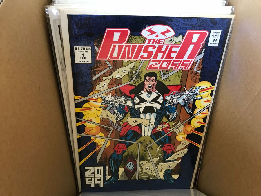 LONG Box Of Vintage Comic Books Featuring Lots Of 1st Editions: (12) X-O Manowar #0, NFL Super Pro #1, (9) Superman #50, Black Panther, Ghost Rider, DOOM #1, True Blood #1, Uncanny X-Men - See All Photos For Sampling [Photo 45]