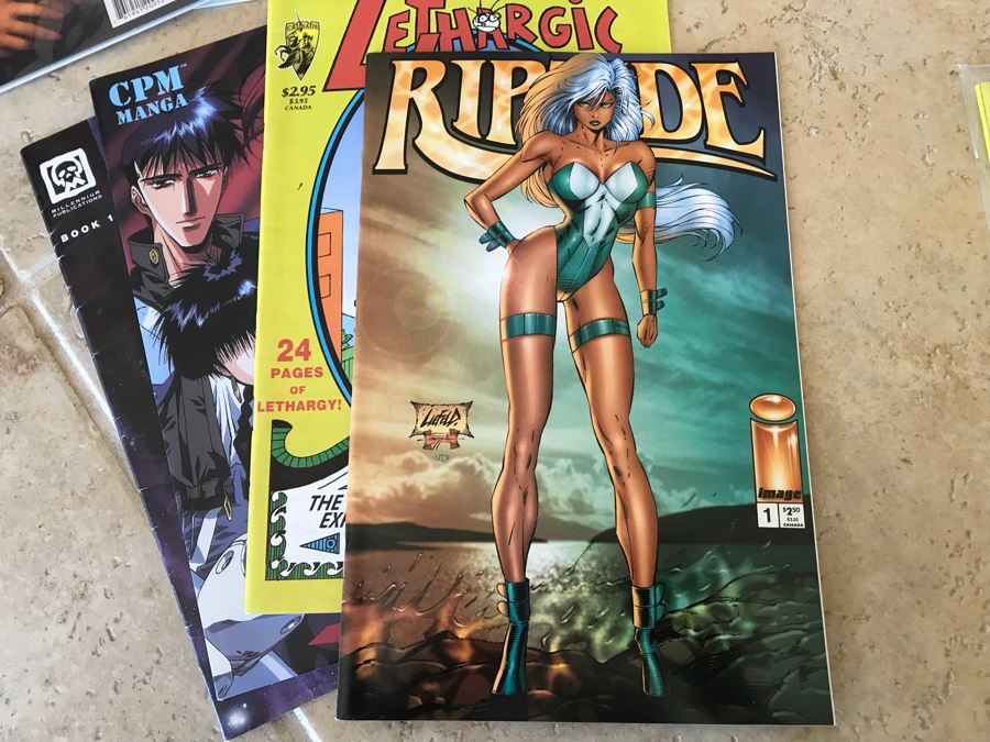 LONG Box Of Vintage Comic Books Featuring Lots Of 1st Editions: (12) X-O Manowar #0, NFL Super Pro #1, (9) Superman #50, Black Panther, Ghost Rider, DOOM #1, True Blood #1, Uncanny X-Men - See All Photos For Sampling [Photo 20]