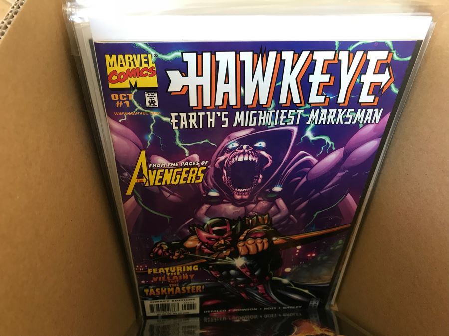 LONG Box Of Vintage Comic Books Featuring Lots Of 1st Editions: (12) X-O Manowar #0, NFL Super Pro #1, (9) Superman #50, Black Panther, Ghost Rider, DOOM #1, True Blood #1, Uncanny X-Men - See All Photos For Sampling [Photo 54]