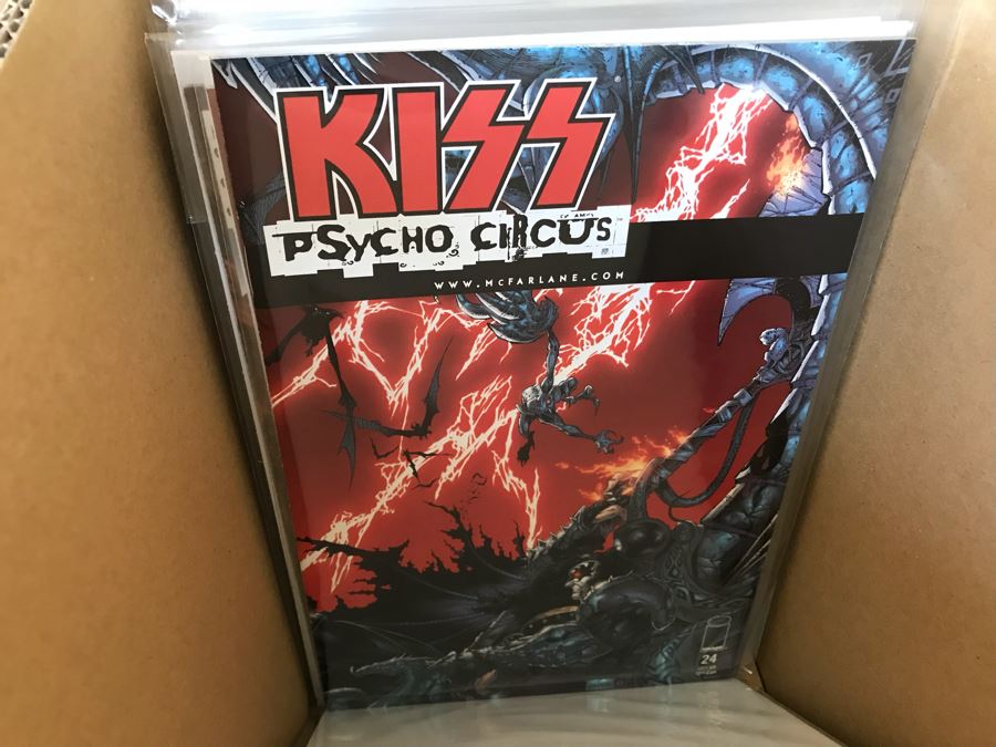 LONG Box Of Vintage Comic Books Featuring Lots Of 1st Editions: (12) X-O Manowar #0, NFL Super Pro #1, (9) Superman #50, Black Panther, Ghost Rider, DOOM #1, True Blood #1, Uncanny X-Men - See All Photos For Sampling [Photo 52]