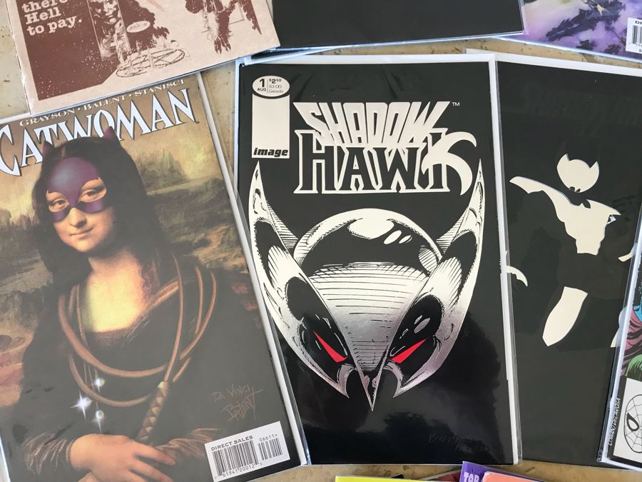 LONG Box Of Vintage Comic Books Featuring Lots Of 1st Editions: (12) X-O Manowar #0, NFL Super Pro #1, (9) Superman #50, Black Panther, Ghost Rider, DOOM #1, True Blood #1, Uncanny X-Men - See All Photos For Sampling [Photo 15]