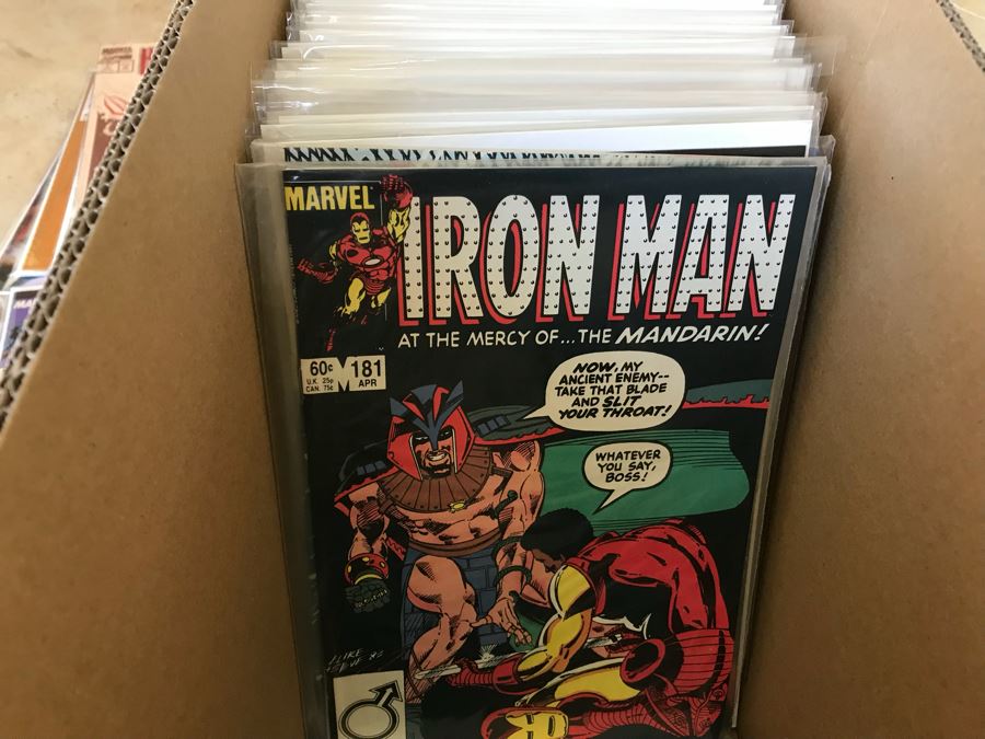 LONG Box Of Vintage Comic Books Featuring Lots Of 1st Editions: (12) X-O Manowar #0, NFL Super Pro #1, (9) Superman #50, Black Panther, Ghost Rider, DOOM #1, True Blood #1, Uncanny X-Men - See All Photos For Sampling [Photo 33]