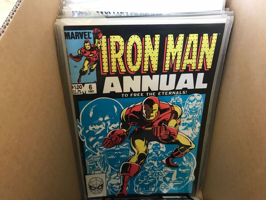 LONG Box Of Vintage Comic Books Featuring Lots Of 1st Editions: (12) X-O Manowar #0, NFL Super Pro #1, (9) Superman #50, Black Panther, Ghost Rider, DOOM #1, True Blood #1, Uncanny X-Men - See All Photos For Sampling [Photo 31]