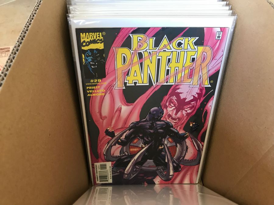LONG Box Of Vintage Comic Books Featuring Lots Of 1st Editions: (12) X-O Manowar #0, NFL Super Pro #1, (9) Superman #50, Black Panther, Ghost Rider, DOOM #1, True Blood #1, Uncanny X-Men - See All Photos For Sampling [Photo 50]