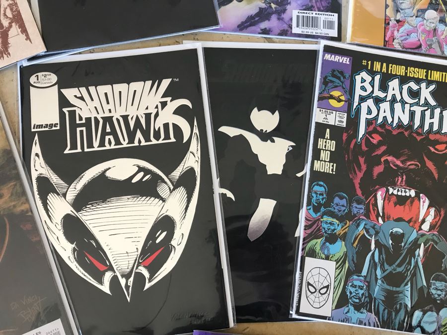 LONG Box Of Vintage Comic Books Featuring Lots Of 1st Editions: (12) X-O Manowar #0, NFL Super Pro #1, (9) Superman #50, Black Panther, Ghost Rider, DOOM #1, True Blood #1, Uncanny X-Men - See All Photos For Sampling [Photo 16]