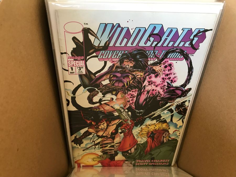 LONG Box Of Vintage Comic Books Featuring Lots Of 1st Editions: (12) X-O Manowar #0, NFL Super Pro #1, (9) Superman #50, Black Panther, Ghost Rider, DOOM #1, True Blood #1, Uncanny X-Men - See All Photos For Sampling [Photo 51]