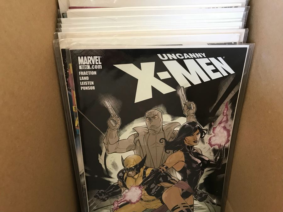 LONG Box Of Vintage Comic Books Featuring Lots Of 1st Editions: (12) X-O Manowar #0, NFL Super Pro #1, (9) Superman #50, Black Panther, Ghost Rider, DOOM #1, True Blood #1, Uncanny X-Men - See All Photos For Sampling [Photo 26]