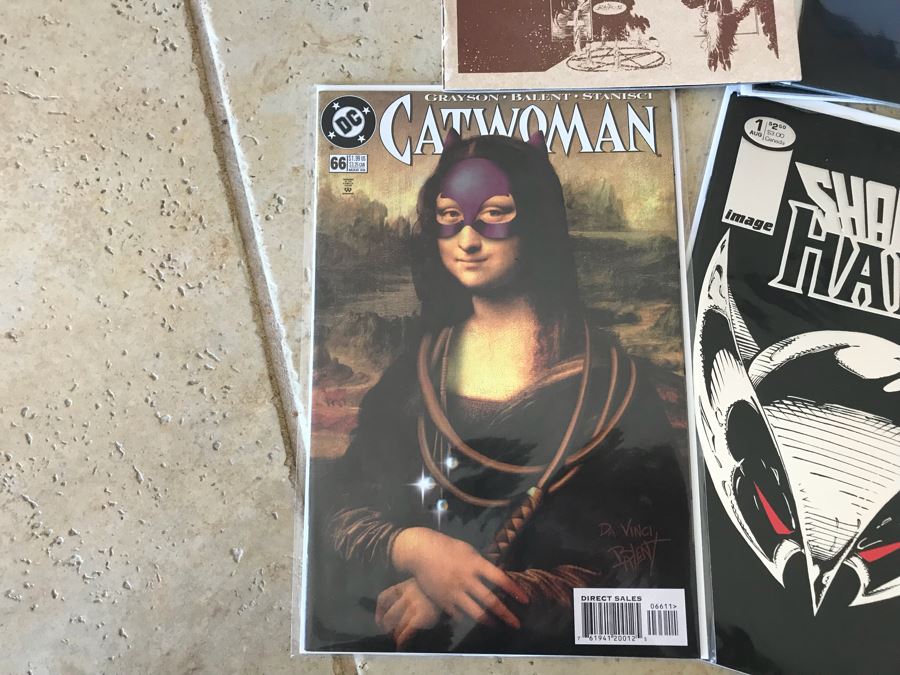 LONG Box Of Vintage Comic Books Featuring Lots Of 1st Editions: (12) X-O Manowar #0, NFL Super Pro #1, (9) Superman #50, Black Panther, Ghost Rider, DOOM #1, True Blood #1, Uncanny X-Men - See All Photos For Sampling [Photo 14]