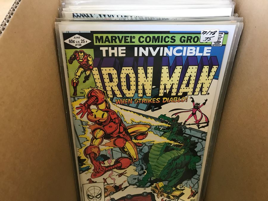 LONG Box Of Vintage Comic Books Featuring Lots Of 1st Editions: (12) X-O Manowar #0, NFL Super Pro #1, (9) Superman #50, Black Panther, Ghost Rider, DOOM #1, True Blood #1, Uncanny X-Men - See All Photos For Sampling [Photo 32]