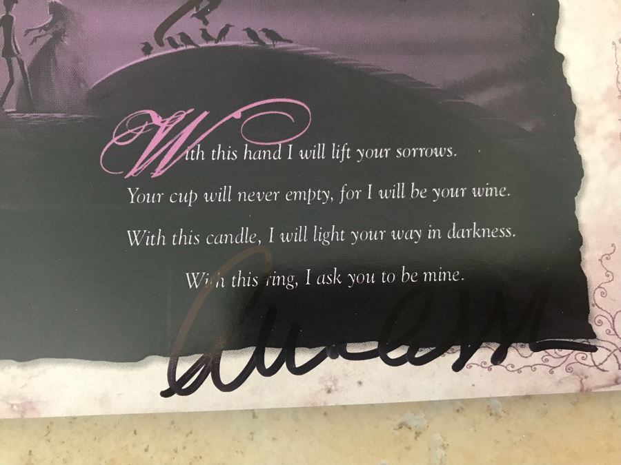 (2) SIGNED Copies Of Tim Burton's Corpse Bride Animated Flip Comic Book [Photo 3]