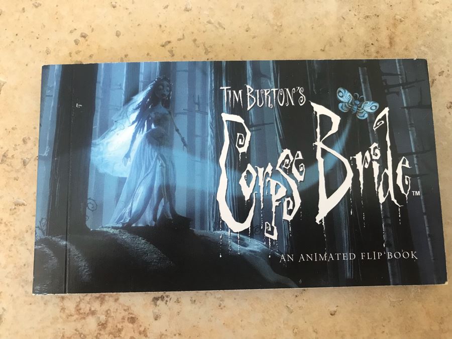 (2) SIGNED Copies Of Tim Burton's Corpse Bride Animated Flip Comic Book [Photo 7]