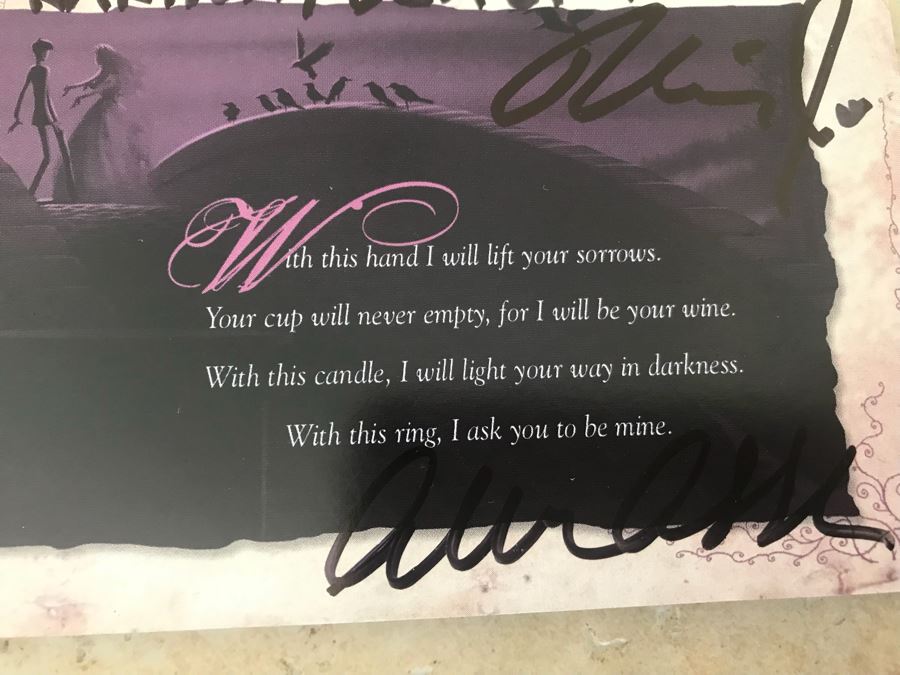 (2) SIGNED Copies Of Tim Burton's Corpse Bride Animated Flip Comic Book [Photo 2]