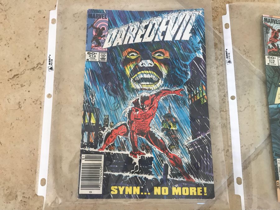 (6) Vintage MARVEL Daredevil Comic Books [Photo 2]
