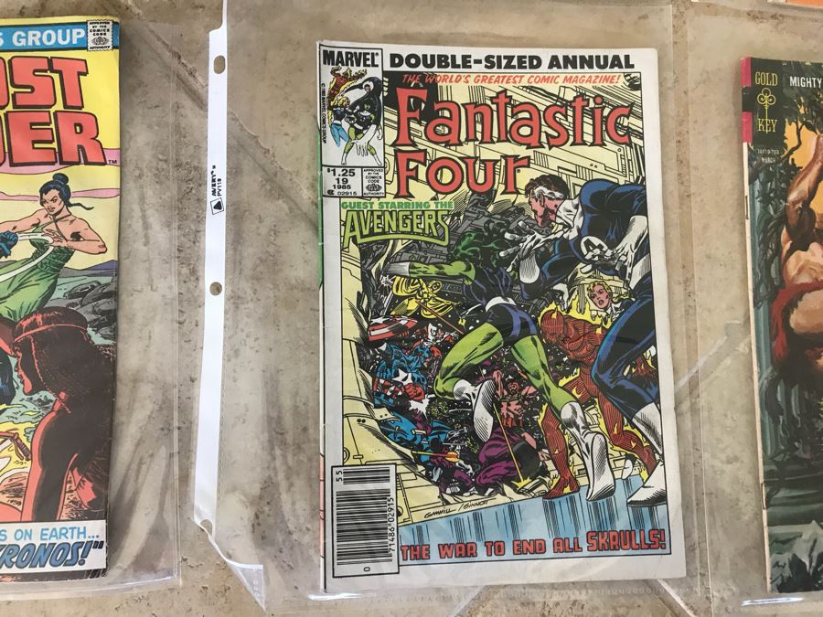 (8) Vintage Comic Books: Action Comics, Superman, Star Trek, Bugs Bunny, Fantastic Four, Ghost Rider, Mighty Samson [Photo 10]