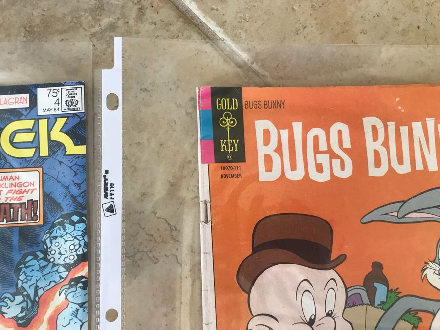 (8) Vintage Comic Books: Action Comics, Superman, Star Trek, Bugs Bunny, Fantastic Four, Ghost Rider, Mighty Samson [Photo 7]