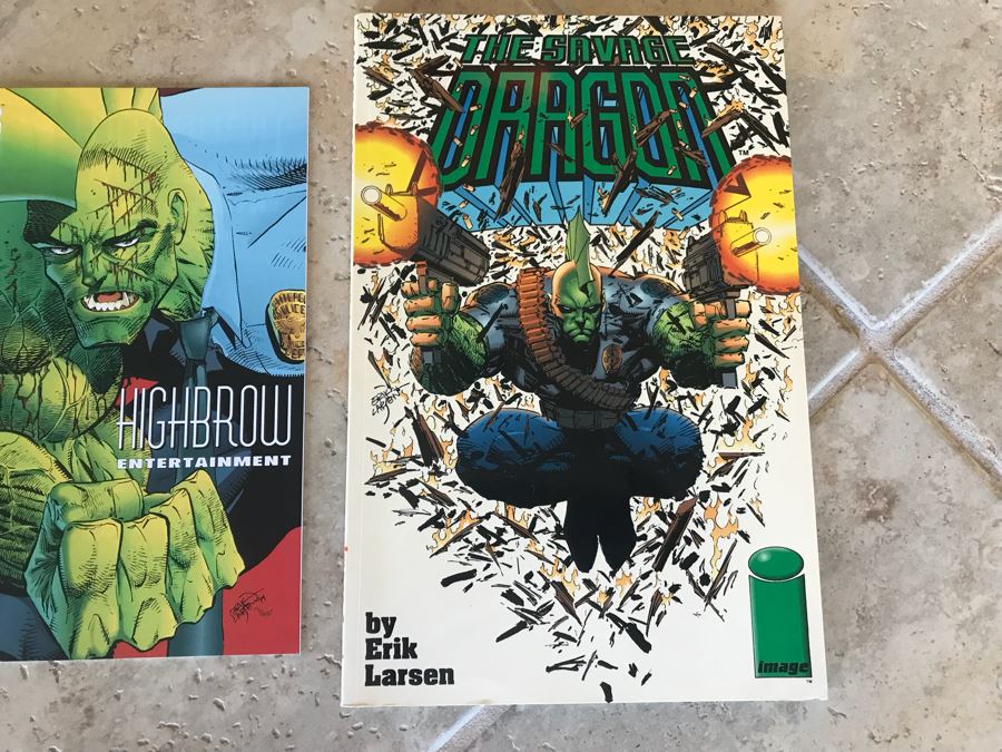 Vintage Comic Books: The Savage Dragon Limited Edition Variant Cover, The Savage Dragon Comic Book, (2) The Avengers Comic Books [Photo 7]