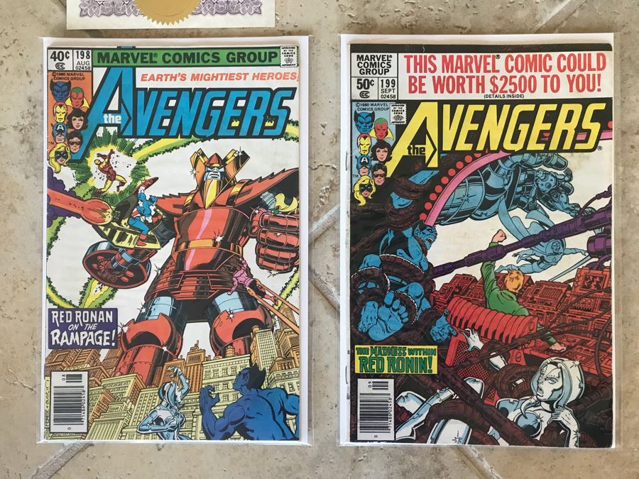 Vintage Comic Books: The Savage Dragon Limited Edition Variant Cover, The Savage Dragon Comic Book, (2) The Avengers Comic Books [Photo 2]