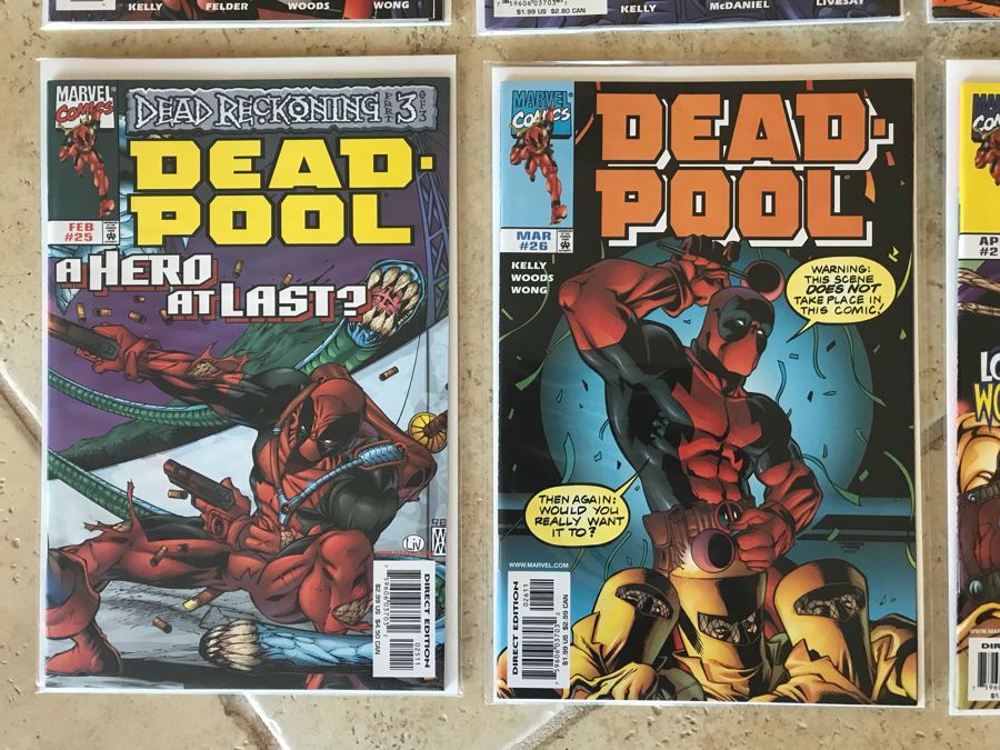 (4) Vintage MARVEL Comics Deadpool Comic Books [Photo 7]