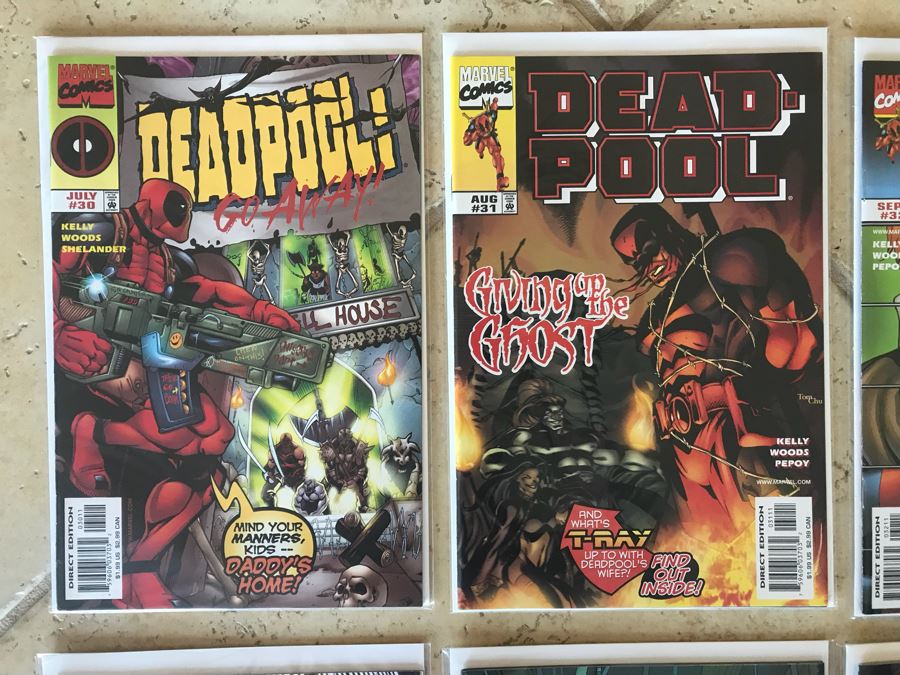 (8) Vintage MARVEL Comics Deadpool Comic Books [Photo 2]