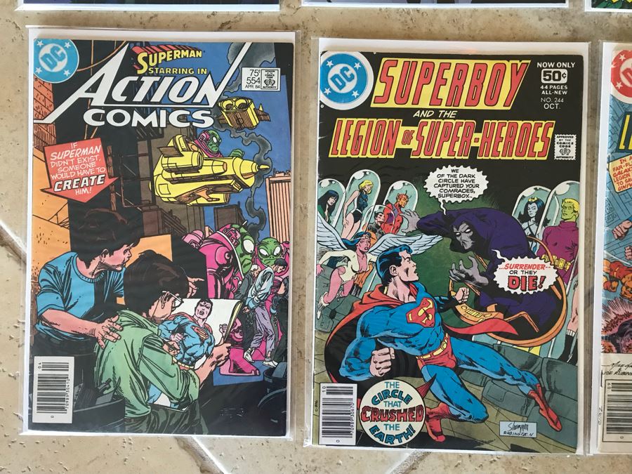 (10) Vintage Comic Books Including Harley Quinn #2, Spidey, Action Comics, The Invaders, Captain America [Photo 5]