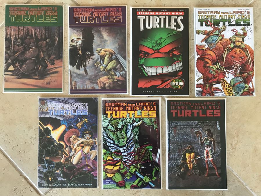 (7) Vintage Teenage Mutant Ninja Turtles TMNT Eastman And Laird Comic Books [Photo 1]