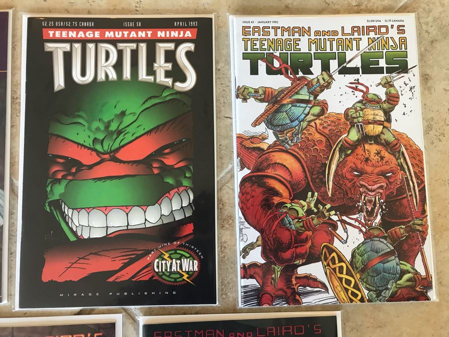 (7) Vintage Teenage Mutant Ninja Turtles TMNT Eastman And Laird Comic Books [Photo 5]