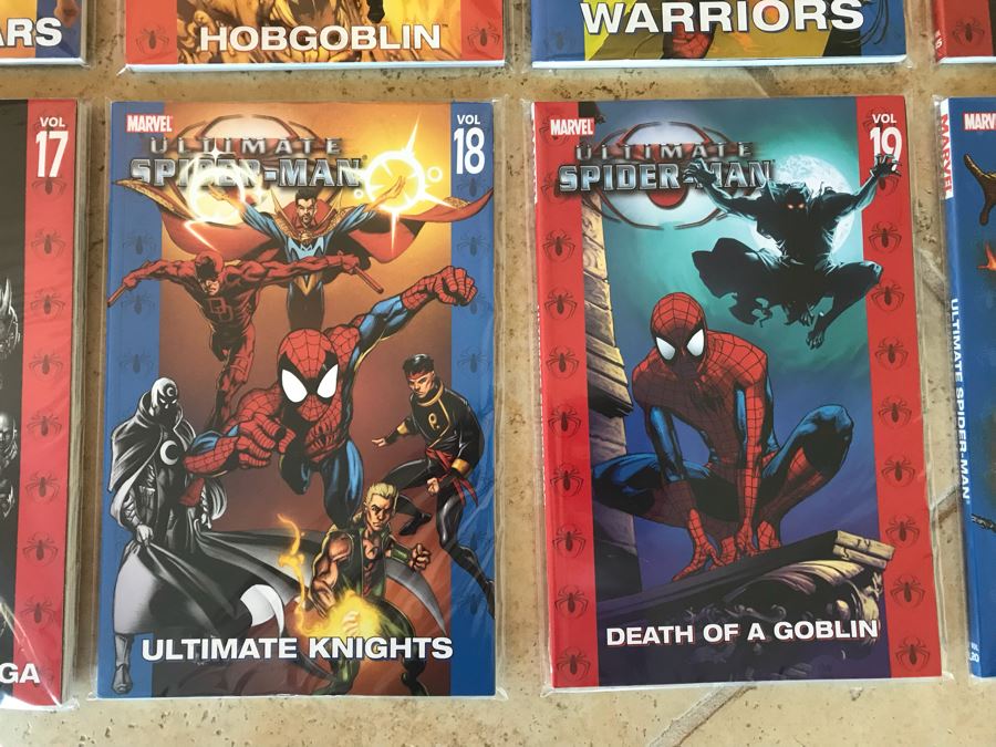 (10) Vintage Ultimate Spider-Man Trade Paper Back Comic Books Issues #11-#20 [Photo 6]
