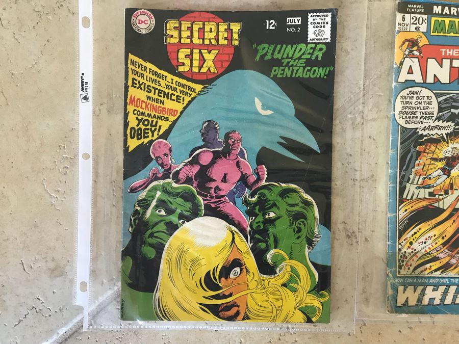 (8) Vintage MARVEL And DC Comic Books: The Beast, Superboy, Not Brand Echh, Secret Origins, Secret Six, Ant-Man, Detective Comics, World's Finest [Photo 6]