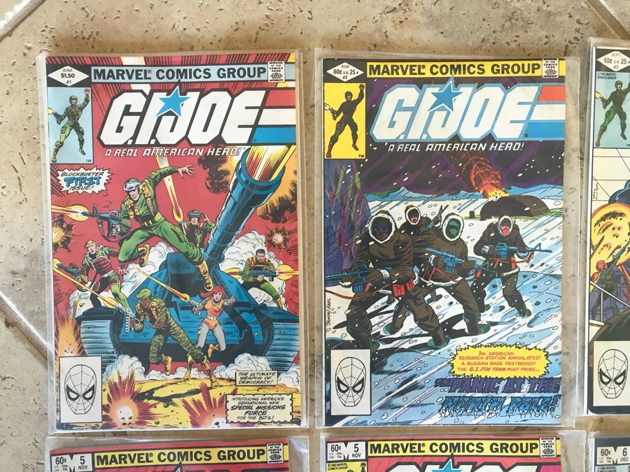 (15) Vintage MARVEL Comic Books G.I. Joe Including #1,2,3,4,5 [Photo 2]