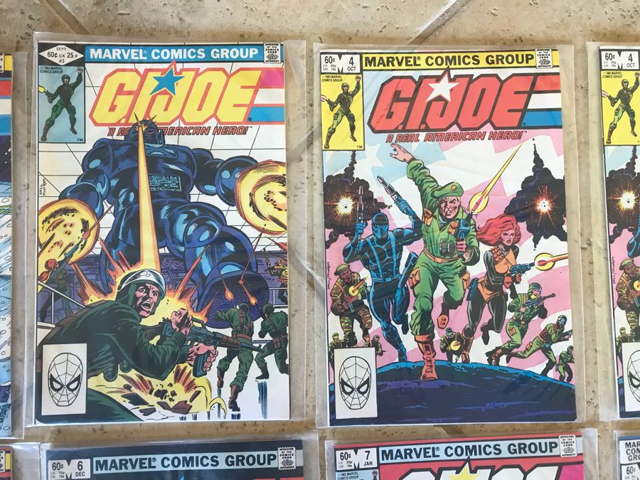 (15) Vintage MARVEL Comic Books G.I. Joe Including #1,2,3,4,5 [Photo 3]