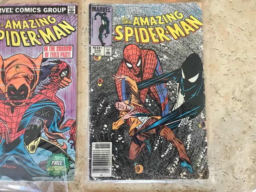 (8) Vintage Comic Books Featuring Marvel The Amazing Spider-Man #238, #258, #203, #186, Dazzler #1 [Photo 5]