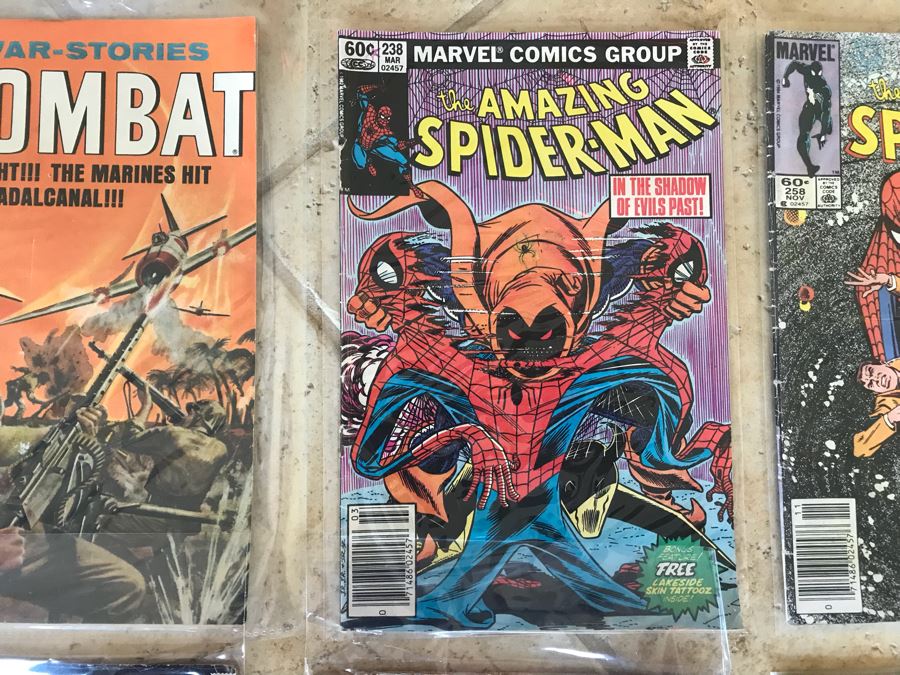 (8) Vintage Comic Books Featuring Marvel The Amazing Spider-Man #238, #258, #203, #186, Dazzler #1 [Photo 4]