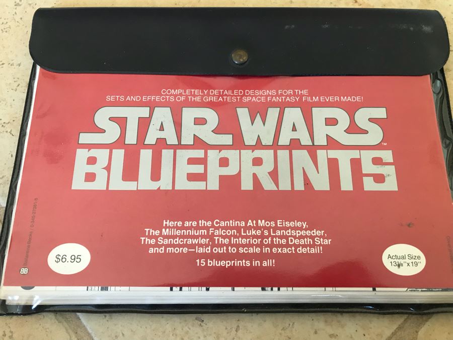 Vintage The Star Wars Sketchbook By Joe Johnston And Star Wars Blueprints [Photo 4]