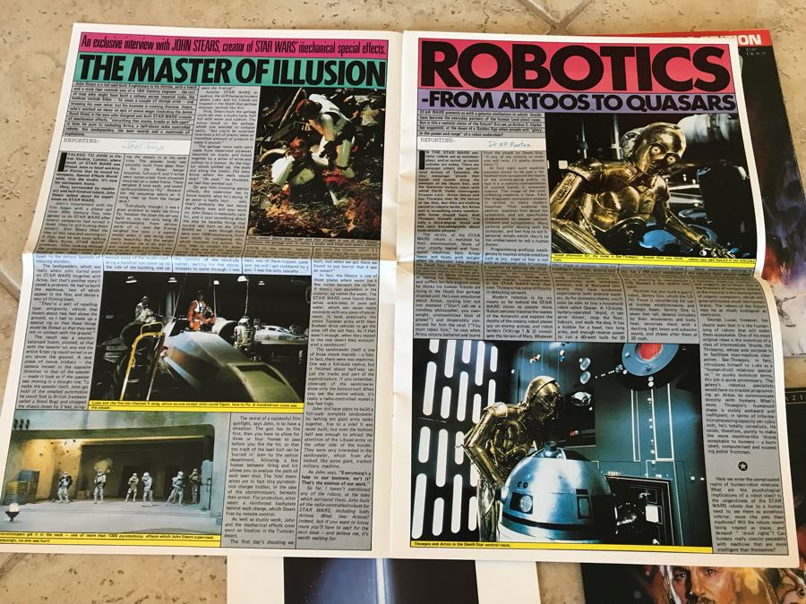 (4) Vintage Star Wars, The Empire Strikes Back, Return Of The Jedi, Star Wars Episode I Collectors Magazines [Photo 14]