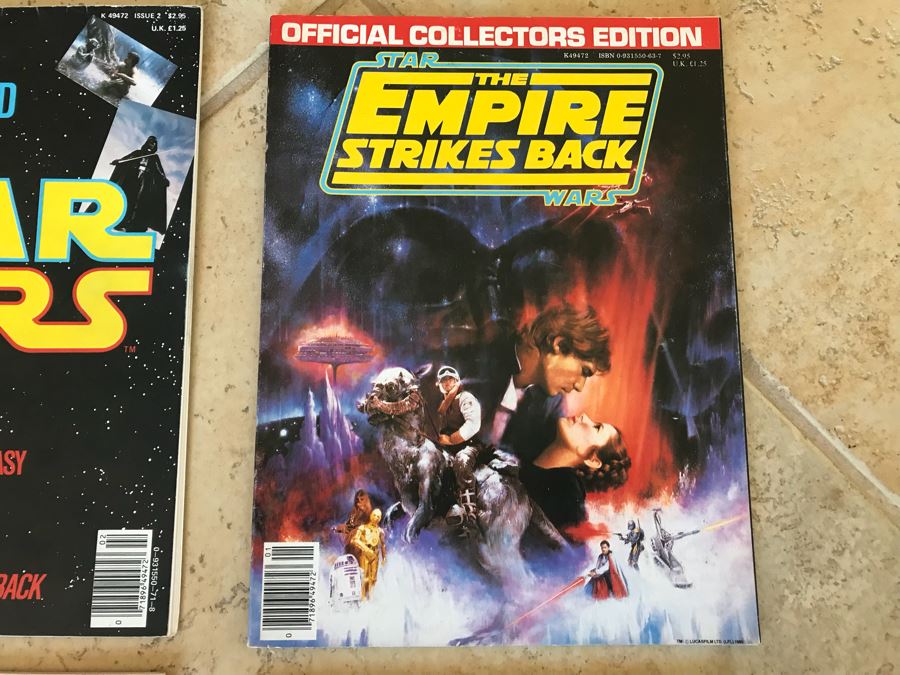 (4) Vintage Star Wars, The Empire Strikes Back, Return Of The Jedi, Star Wars Episode I Collectors Magazines [Photo 4]