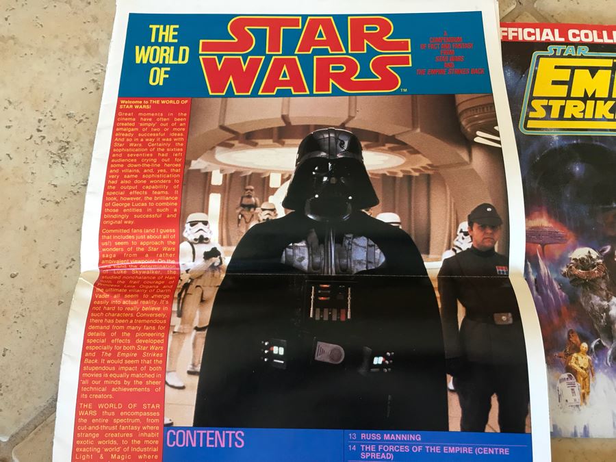 (4) Vintage Star Wars, The Empire Strikes Back, Return Of The Jedi, Star Wars Episode I Collectors Magazines [Photo 12]