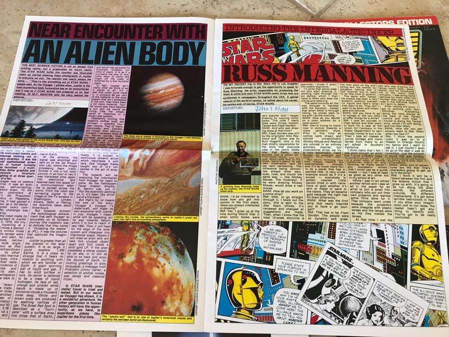 (4) Vintage Star Wars, The Empire Strikes Back, Return Of The Jedi, Star Wars Episode I Collectors Magazines [Photo 15]