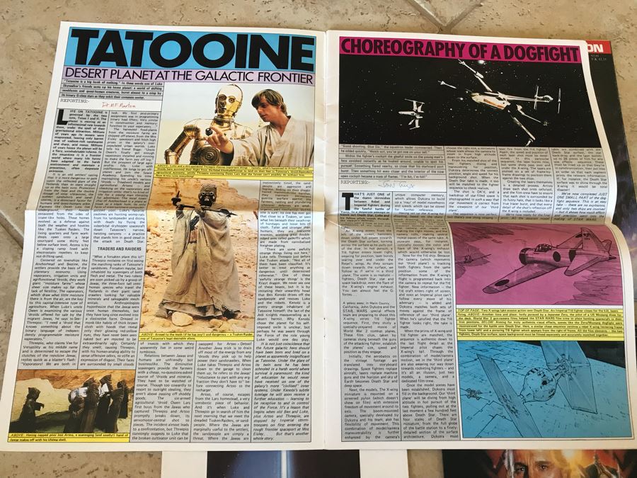 (4) Vintage Star Wars, The Empire Strikes Back, Return Of The Jedi, Star Wars Episode I Collectors Magazines [Photo 13]