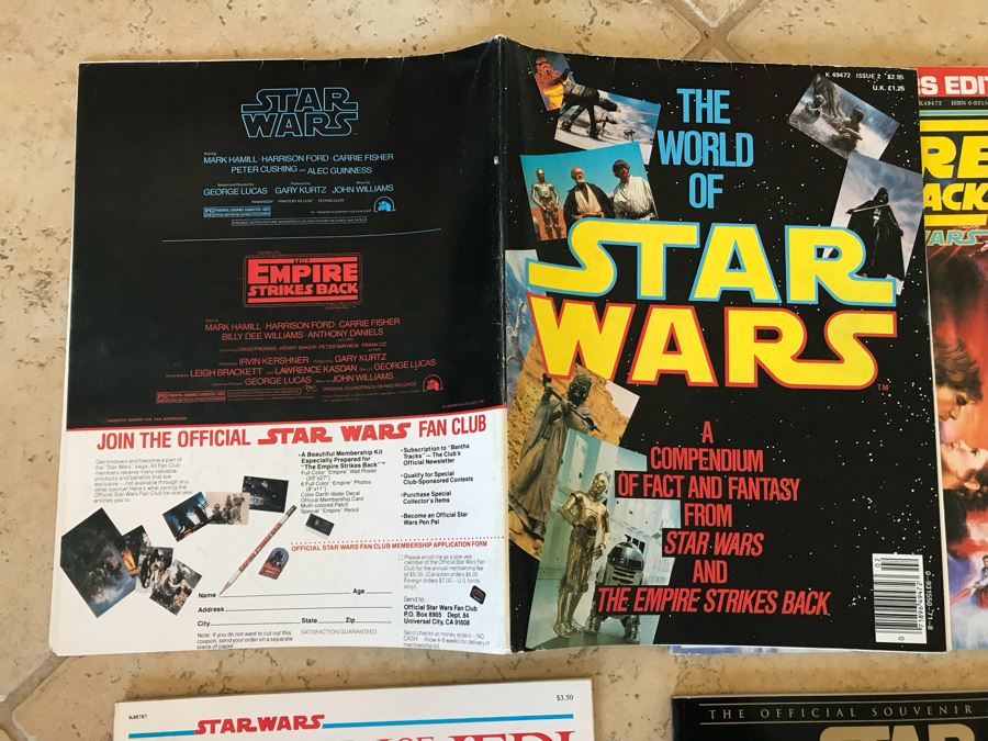 (4) Vintage Star Wars, The Empire Strikes Back, Return Of The Jedi, Star Wars Episode I Collectors Magazines [Photo 10]