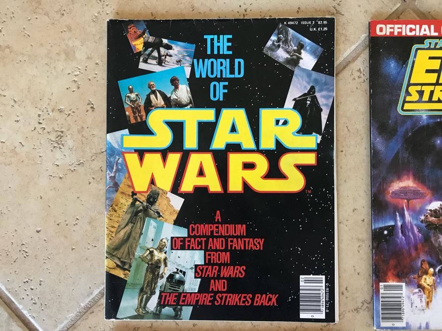 (4) Vintage Star Wars, The Empire Strikes Back, Return Of The Jedi, Star Wars Episode I Collectors Magazines [Photo 2]