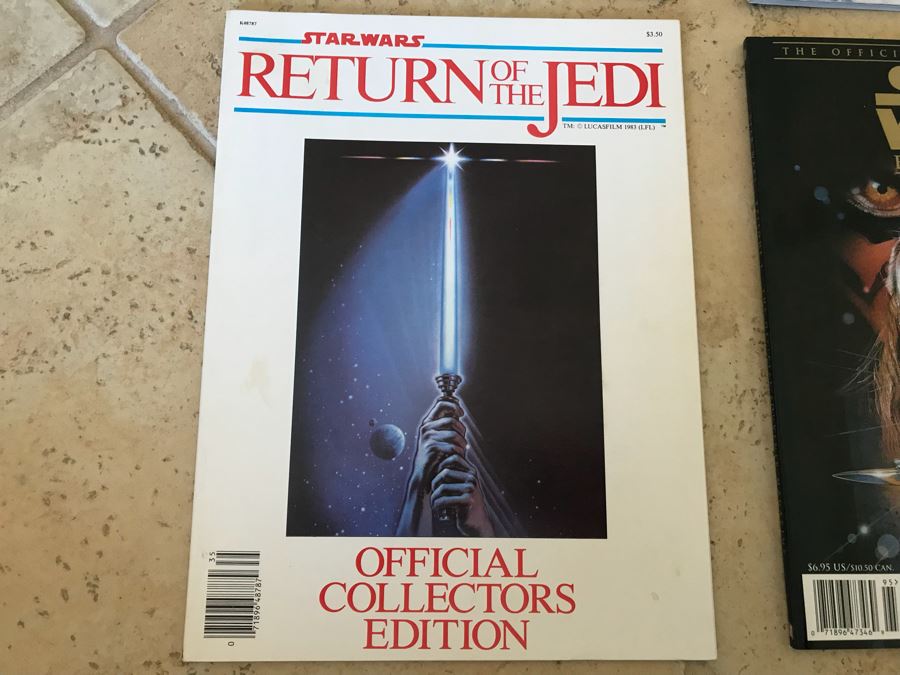 (4) Vintage Star Wars, The Empire Strikes Back, Return Of The Jedi, Star Wars Episode I Collectors Magazines [Photo 6]