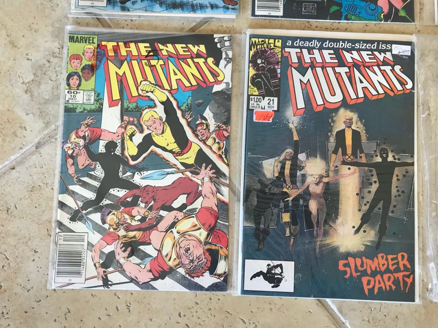 (10) Vintage Marvel The New Mutants Comic Books Includes 1st Issue [Photo 5]