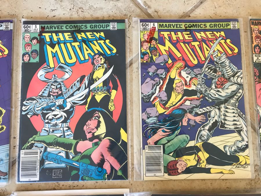 (10) Vintage Marvel The New Mutants Comic Books Includes 1st Issue [Photo 3]