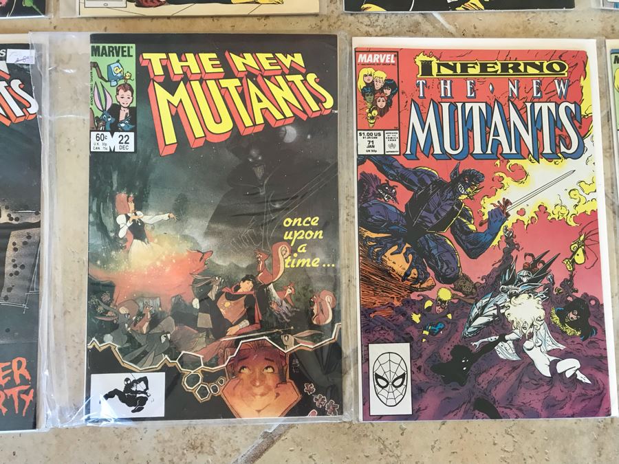 (10) Vintage Marvel The New Mutants Comic Books Includes 1st Issue [Photo 6]