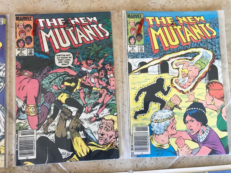 (10) Vintage Marvel The New Mutants Comic Books Includes 1st Issue [Photo 4]